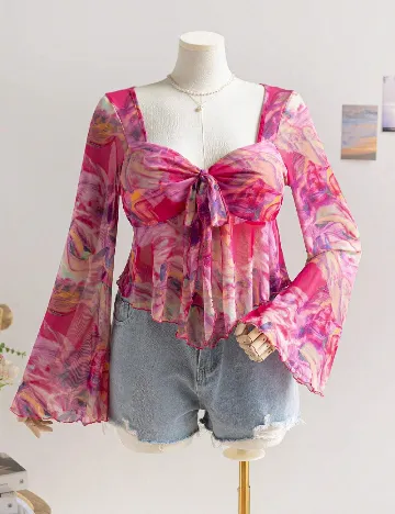 Bluza SHEIN CURVE, mix culori