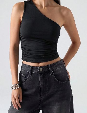 Top SHEIN, negru