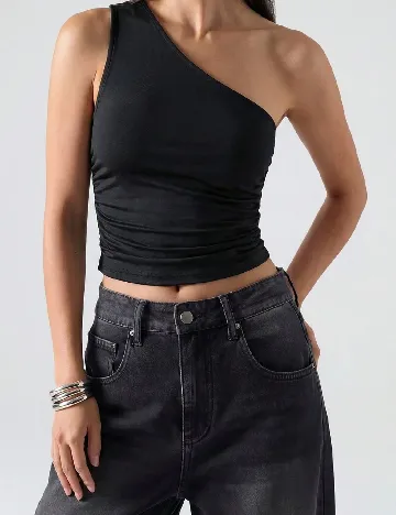 Top SHEIN, negru