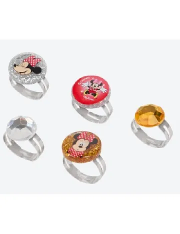 Set Inele 5 bucati Disney, mix culori