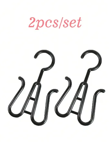 Set umerase pentru peruci 2 bucati SHEIN, negru