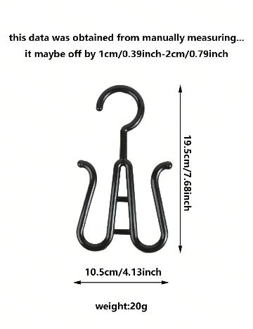 Set umerase pentru peruci 2 bucati SHEIN, negru