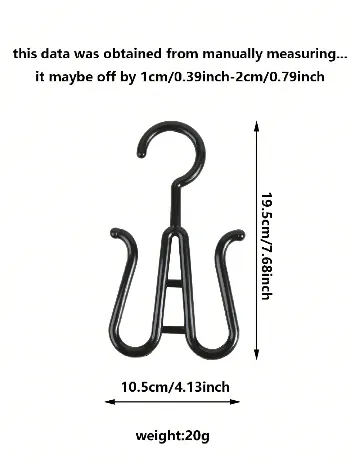Set umerase pentru peruci 2 bucati SHEIN, negru