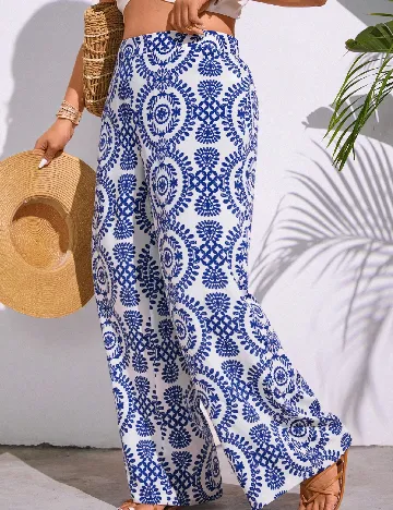 Pantaloni SHEIN CURVE, albastru