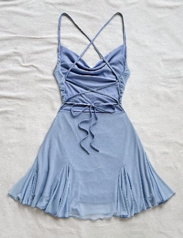 Rochie scurta SHEIN, albastru