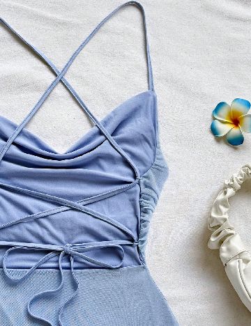 Rochie scurta SHEIN, albastru