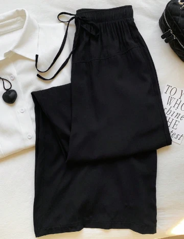 Pantaloni SHEIN, negru