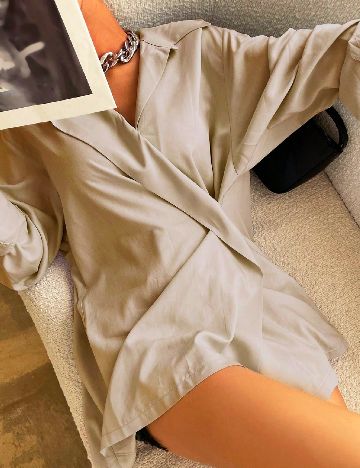 Camasa Oversize Dazy, bej