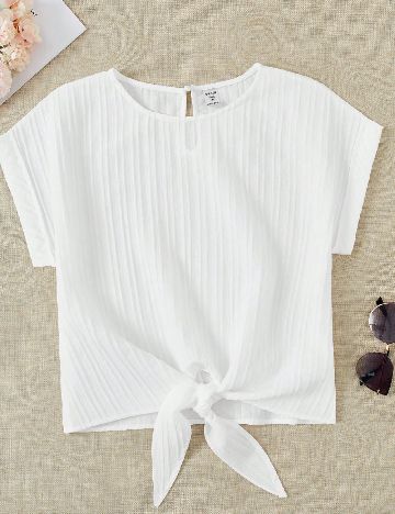 Bluza Shein Kids, alb