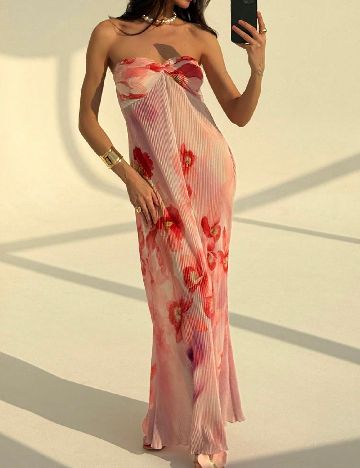 Rochie lunga SHEIN, roz