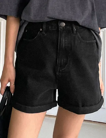 Pantaloni scurti Dazy, negru