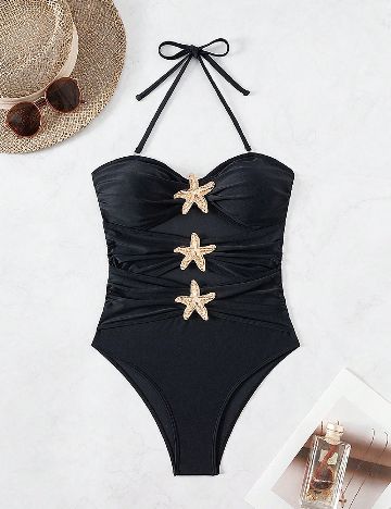 Costum de baie SHEIN, negru