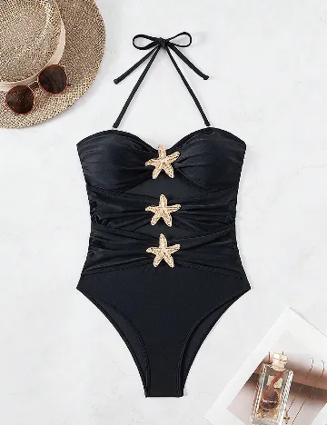 Costum de baie SHEIN, negru