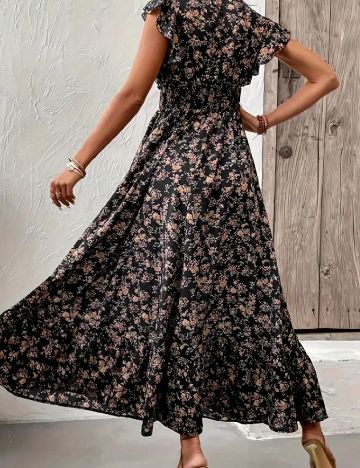 Rochie lunga SHEIN CURVE, floral print