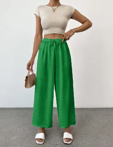 Pantaloni SHEIN, verde