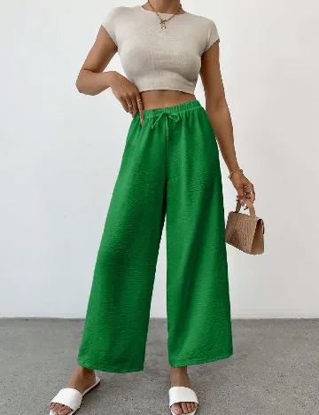 Pantaloni SHEIN, verde