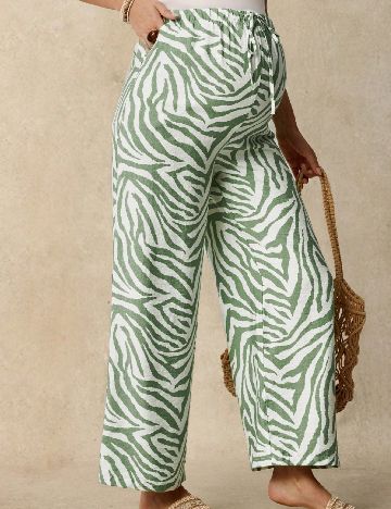 Pantaloni SHEIN Maternity, verde