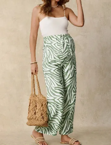 Pantaloni SHEIN Maternity, verde