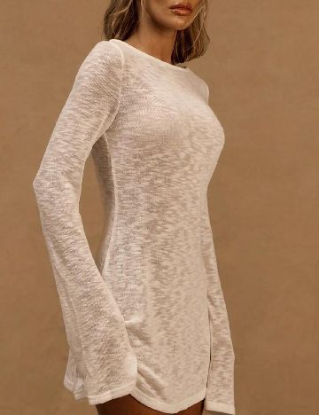 Rochie de plaja Musera, alb