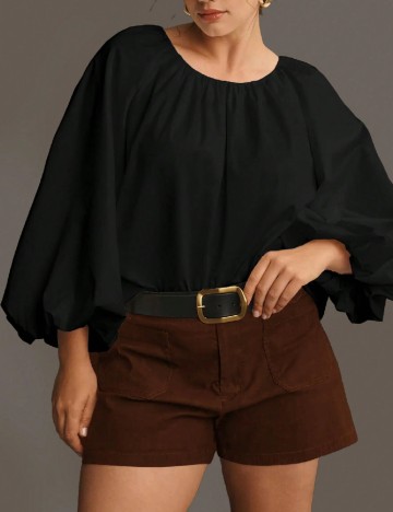 Bluza SHEIN CURVE, negru