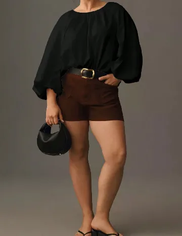 Bluza SHEIN CURVE, negru