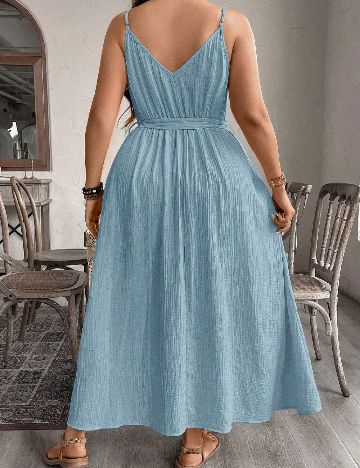 Rochie lunga SHEIN CURVE, albastru