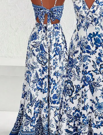 Rochie lunga SHEIN CURVE, albastru