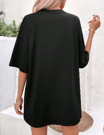 Tricou Oversize SHEIN, negru