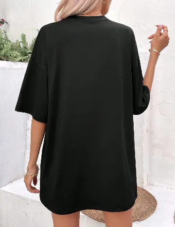 Tricou Oversize SHEIN, negru