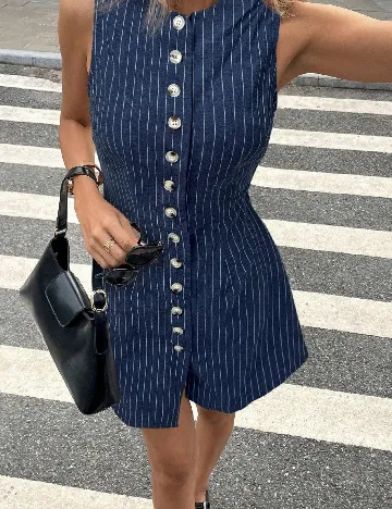 Rochie scurta SHEIN, bleumarin