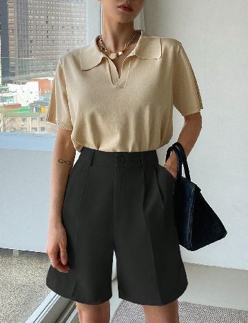 Pantaloni scurti Dazy, negru