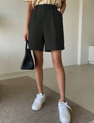 Pantaloni scurti Dazy, negru