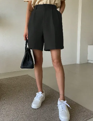 Pantaloni scurti Dazy, negru