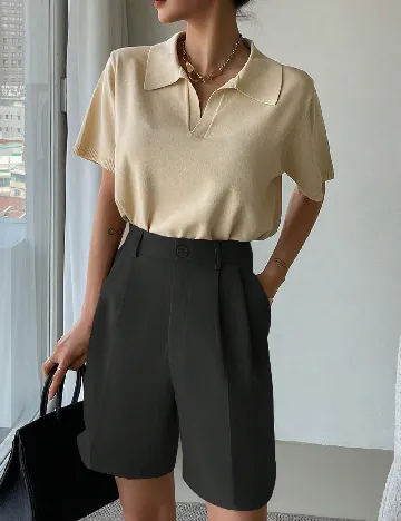 Pantaloni scurti Dazy, negru