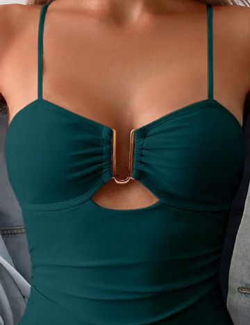 Costum de baie SHEIN, turcoaz