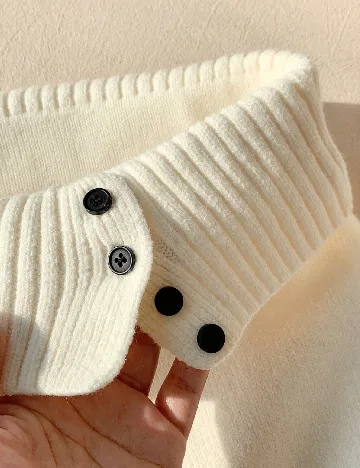 Pantaloni scurti SHEIN, ecru