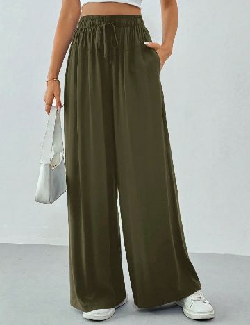 Pantaloni SHEIN, verde