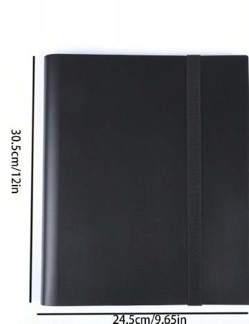 Album pentru colectie de carti SHEIN, negru