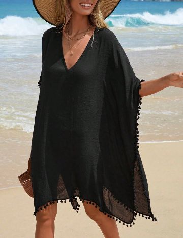 Rochie de plaja SHEIN, negru