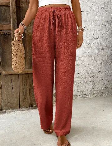 Pantaloni SHEIN, caramiziu