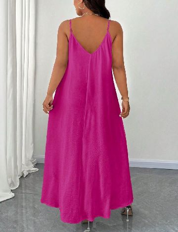 Rochie lunga SHEIN CURVE, roz