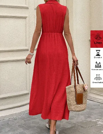 Rochie lunga Emery Rose, rosu