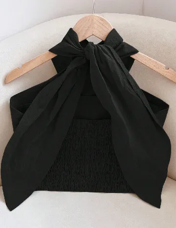 Top SHEIN CURVE, negru