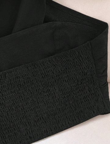 Top SHEIN CURVE, negru