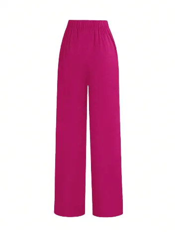 Pantaloni SHEIN, roz