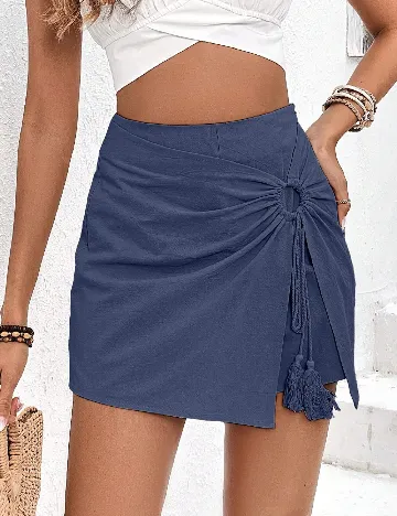 Fusta pantalon SHEIN, albastru