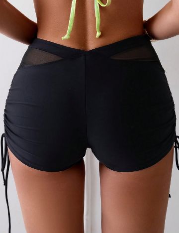 Pantaloni scurti de baie SHEIN, negru