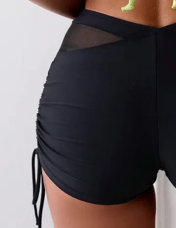 Pantaloni scurti de baie SHEIN, negru