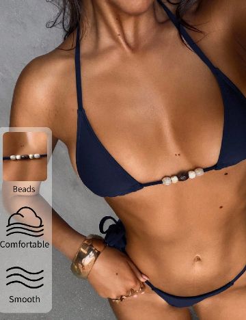 Costum de baie SHEIN, bleumarin