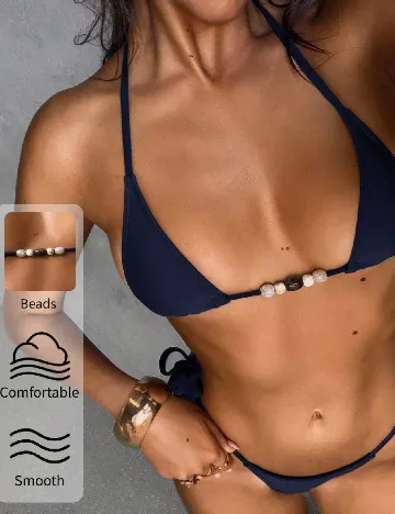 Costum de baie SHEIN, bleumarin